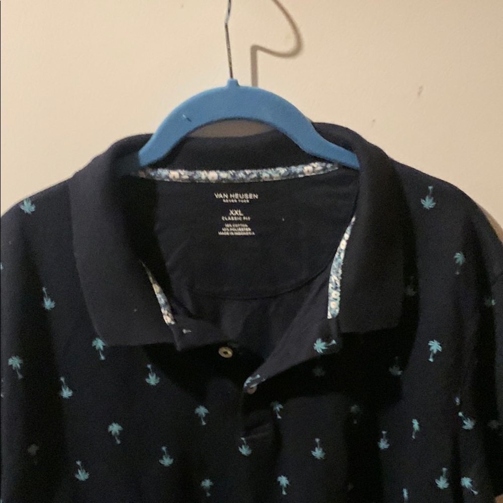 Van Heusen Blue Polo Shirt Classic Design